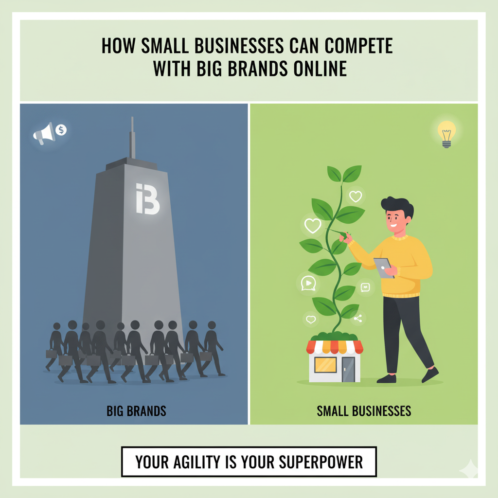 How Small Businesses Can Compete with Big Brands Online